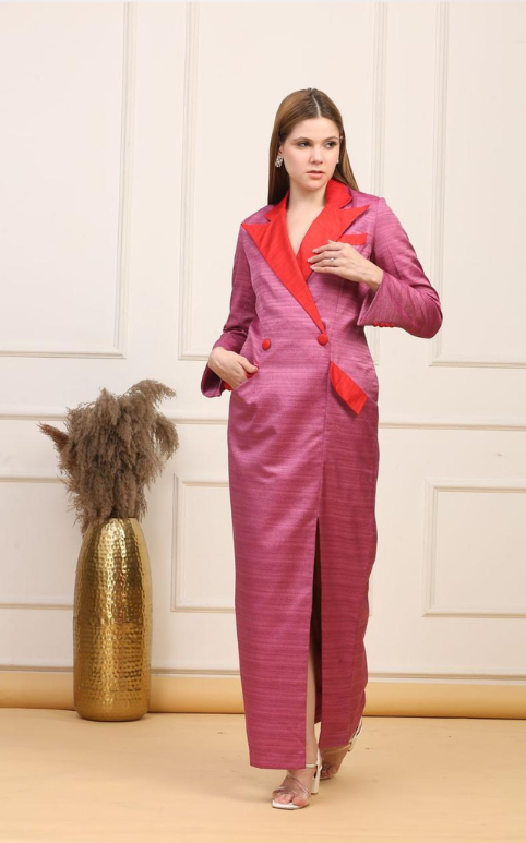 Mritsa Gota Patti Silk Lehenga Set - Red